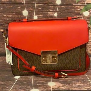 🌺 MICHAEL KORS 🌺 ROSE DARK SANGRIA MEDIUM